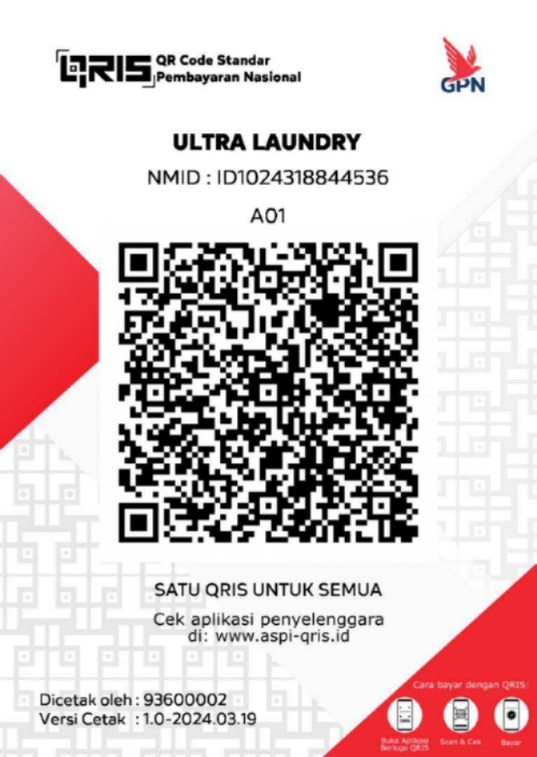 QRIS Ultra Laundry
